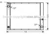 Радіатор, охолодження двигуна AVA QUALITY COOLING AVA COOLING AU2183 (фото 1)