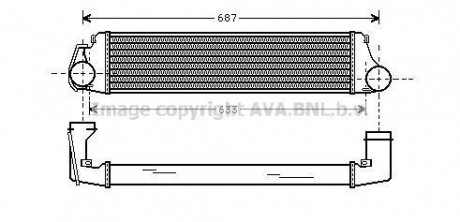 Інтеркулер AVA QUALITY COOLING AVA COOLING BW4207 (фото 1)