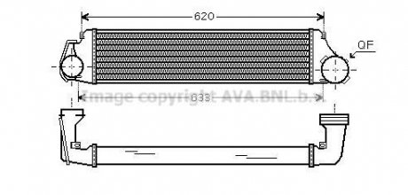 Інтеркулер AVA QUALITY COOLING AVA COOLING BW4282 (фото 1)