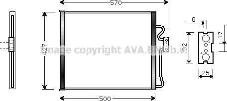 Конденсатор, кондиционер AVA COOLING BW5214