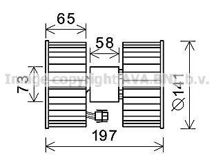 Компресор салону AVA COOLING BW8483