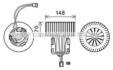 Компресор салону AVA COOLING BW8539