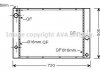 Радіатор охолодження BMW 5 E60-E61/7 E65-E66-E67-E68 (01-) AT (AVA) AVA COOLING BWA2338 (фото 1)