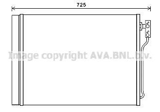 Радиатор кондиционера BMW 5F10 1,6i 2,0i 11> AVA COOLING BWA5435D