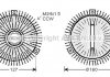 Віскомуфта вентилятора охолодження AVA QUALITY COOLING AVA COOLING BWC327 (фото 3)