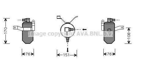 Осушитель кондиционера AVA QUALITY COOLING AVA COOLING CND184