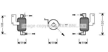 Осушувач кондиціонера AVA QUALITY COOLING AVA COOLING CND186