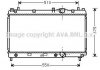 Радіатор, охолодження двигуна AVA QUALITY COOLING AVA COOLING CR2031 (фото 1)