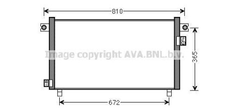 Радіатор кондиціонера AVA QUALITY COOLING AVA COOLING DN5330