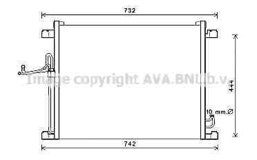 КОНДЕНСЕР AVA QUALITY COOLING AVA COOLING DN5392 (фото 1)