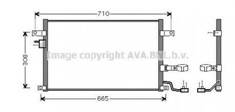 Конденсатор, кондиционер AVA COOLING DW5056 (фото 1)