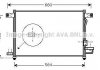 Радіатор кондиціонеру CHEVROLET AVEO 1.5 (AVA) AVA COOLING DW5061D (фото 1)