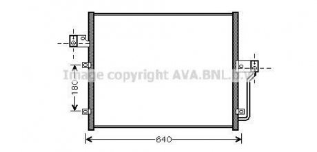 Радіатор кондиціонера AVA QUALITY COOLING AVA COOLING DW5082 (фото 1)