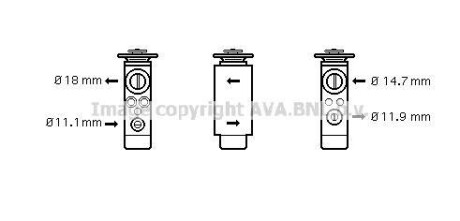 Расширительный клапан, кондиционер AVA QUALITY COOLING AVA COOLING FD1380