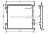 Радіатор, охолодження двигуна AVA QUALITY COOLING AVA COOLING FD2382 (фото 1)