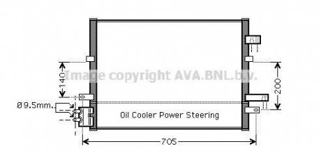 Радіатор кондиціонера AVA QUALITY COOLING AVA COOLING FDA5377