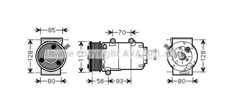 Компресор AVA COOLING FDAK416 (фото 1)