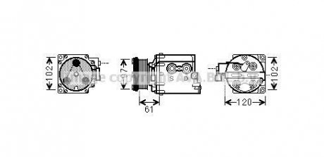 Компресор кондиціонера AVA QUALITY COOLING AVA COOLING FDAK436