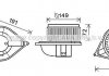 Вентилятор отопителя салона Fiat Ducato (94-06) AVA AVA COOLING FT8426 (фото 1)