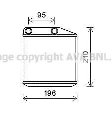 Теплообменник, отопление салона AVA QUALITY COOLING AVA COOLING FTA6313