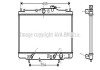 Радіатор, охолодження двигуна AVA QUALITY COOLING AVA COOLING HD2071 (фото 1)