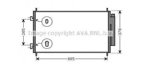 Радіатор кондиціонера AVA QUALITY COOLING AVA COOLING HD5214D (фото 1)