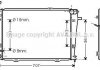 Радіатор охолодження HYUNDAI, KIA (AVA) AVA COOLING HY2127 (фото 1)