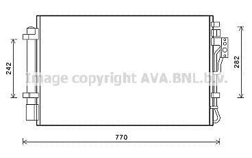 Конденсатор, кондиционер AVA COOLING KA5157 (фото 1)