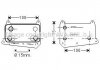 Радіатор масла, двигательное масло AVA QUALITY COOLING AVA COOLING MS3552 (фото 1)