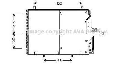 Радіатор кондиціонера AVA QUALITY COOLING AVA COOLING MS5169