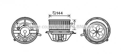 Компресор салону AVA COOLING MS8607