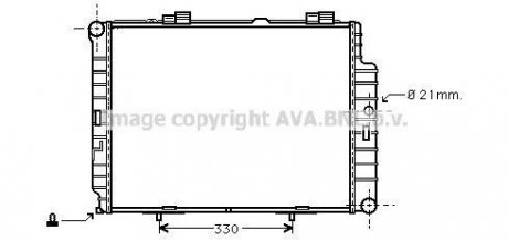 Радиатор охлаждения MERCEDES E II (210) (выр-во AVA) AVA COOLING MSA2287