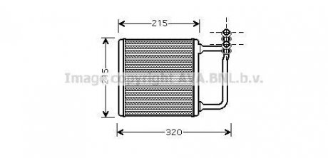 Теплообменник, отопление салона AVA QUALITY COOLING AVA COOLING MSA6451