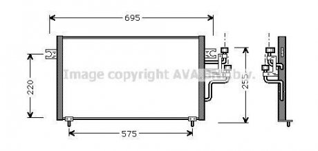 Конденсатор, кондиционер AVA COOLING MT5119