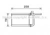 Радиатор отопителя MITSUBISHI MONTERO (2007) 3.2 DID (Ava) AVA COOLING MTA6254 (фото 1)