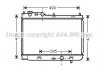 Радіатор, охолодження двигуна AVA QUALITY COOLING AVA COOLING MZ2214 (фото 1)