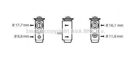 Расширительный клапан, кондиционер AVA QUALITY COOLING AVA COOLING OL1352