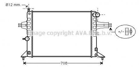 Радиатор, охлаждение двигателя AVA QUALITY COOLING AVA COOLING OL2272 (фото 1)