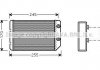 Теплообменник, отопление салона AVA COOLING OL6314 (фото 1)