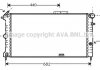 Радіатор охолодження двигуна OMEGA B 25/30 AT AC 94-00 (Ava) AVA COOLING OLA2193 (фото 2)