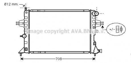 Радіатор, охолодження двигуна QUALITY COOLING AVA COOLING OLA2293 (фото 1)