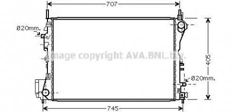 Датчик абс, передний AVA COOLING OLA2395