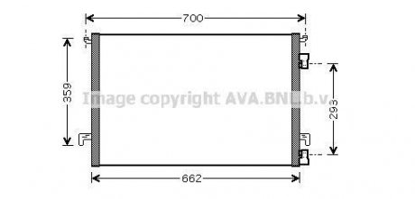 Радіатор кондиціонера AVA QUALITY COOLING AVA COOLING OLA5334