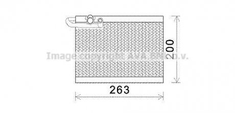 Випаровувач кондиціонера AVA QUALITY COOLING AVA COOLING PEV351