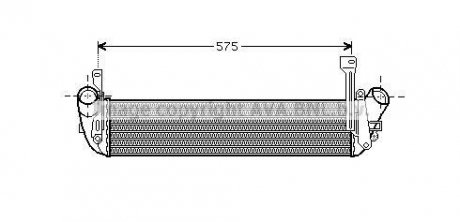 Интеркулер AVA COOLING RT4346