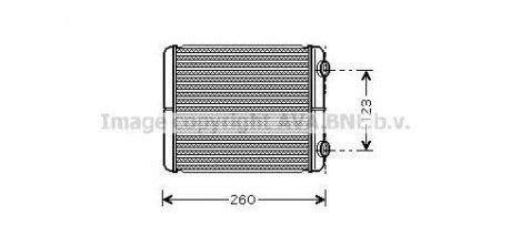 Радіатор пічки AVA QUALITY COOLING AVA COOLING RT6344