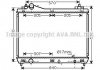 Радіатор, охолодження двигуна AVA QUALITY COOLING AVA COOLING SZ2100 (фото 1)