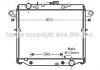 Радіатор, охолодження двигуна AVA QUALITY COOLING AVA COOLING TO2378 (фото 1)