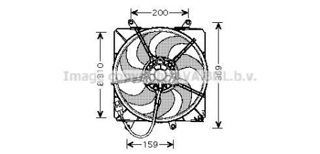 Вентилятор, охлаждение двигателя AVA QUALITY COOLING AVA COOLING TO7506