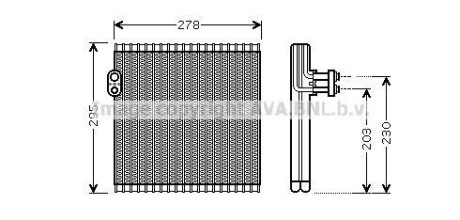 Випаровувач кондиціонера AVA QUALITY COOLING AVA COOLING TOV485